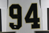 CAMERON JORDON (Saints white TOWER) Signed Autographed Framed Jersey Beckett