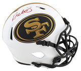 49ers Deebo Samuel Signed Lunar Full Size Speed Rep Helmet W/ Case JSA Witness