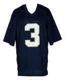 Joe Montana Signed Custom Blue College Style Football Jersey JSA