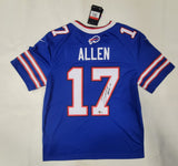 JOSH ALLEN SIGNED BUFFALO BILLS NIKE LIMITED STITCHED AUTHENTIC JERSEY BAS QR