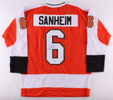 Travis Sanheim Signed Flyers Jersey (Beckett COA) Philadelphia Rookie Defenseman