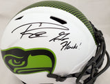 RUSSELL WILSON AUTO SEAHAWKS LUNAR ECLIPSE FULL SIZE HELMET GO HAWKS 194033