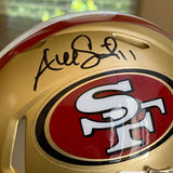 ALEX SMITH SIGNED AUTOGRAPHED SAN FRANCISCO 49ERS MINI HELMET BECKETT