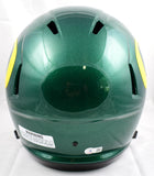 Christian Gonzalez Signed Oregon Ducks F/S Speed Helmet w/Go Ducks! - Beckett W