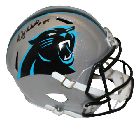 Wesley Walls Autographed Carolina Panthers F/S Speed Helmet Beckett 34948