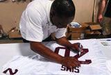 Billy Sims Signed Oklahoma Sooners Highlight Stat Jersey "H.T.-'78" (JSA COA)