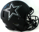 Tony Romo Signed Cowboys F/S Eclipse Speed Authentic Helmet-Beckett W Auth *Blue