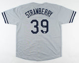 Darryl Strawberry Signed New York Yankees Jersey (PSA COA) 3x World Series Champ