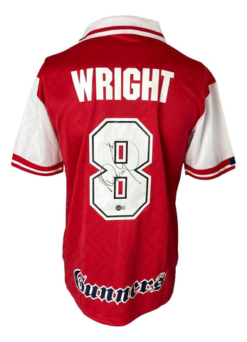 Ian Wright Signed Arsenal Nike Soccer Jersey BAS