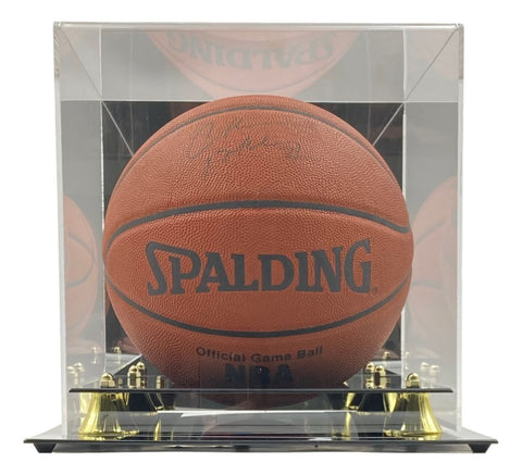 Charles Barkley 76ers Signed Spalding Authentic NBA Basketball PSA w/ Case