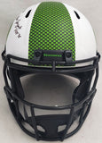 STEVE LARGENT & JIM ZORN AUTOGRAPHED SEAHAWKS LUNAR ECLIPSE FULL SIZE HELMET