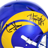 MATTHEW STAFFORD / COOPER KUPP Autographed Rams Speed Authentic Helmet FANATICS