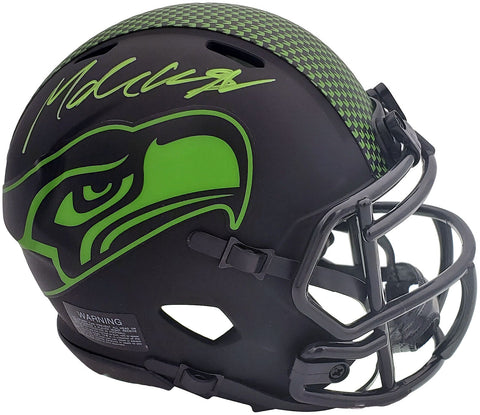 MICHAEL DICKSON AUTOGRAPHED SEAHAWKS ECLIPSE BLACK SPEED MINI HELMET MCS 200269