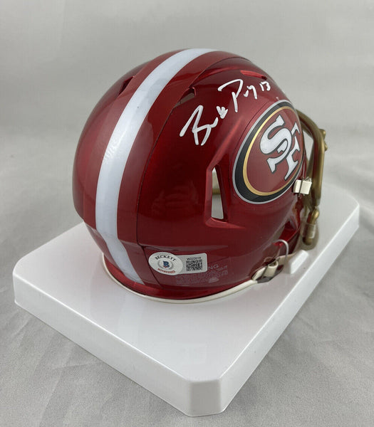 BROCK PURDY SIGNED SAN FRANCISCO 49ERS FLASH MINI HELMET BAS WITNESS C –  Super Sports Center