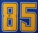 ANTONIO GATES (Chargers rush TOWER) Signed Autographed Framed Jersey Beckett