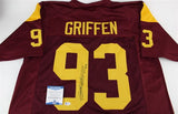 Everson Griffen Signed USC Trojans Jersey Inscribed"BG'"(Beckett COA) Dallas DE