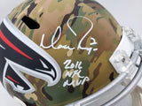 MATT RYAN AUTOGRAPHED FALCONS CAMO FULL SIZE HELMET 2016 NFL MVP BECKETT 194407