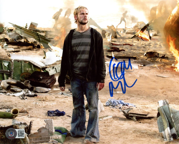 Dominic Monaghan Autographed/Signed Lost 8x10 Photo Beckett 46747