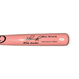 David Ortiz Boston Red Sox Signed Autographed Pink Bat F*ck Cancer Inscription