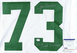 Joe Klecko Signed New York Jets Jersey Inscribed "NY Sack Exchange" (PSA COA)