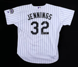 Jason Jennings Signed Colorado Rockies Russell Athletic Style Jersey Beckett COA