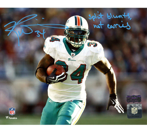 Ricky Williams Signed Miami Dolphins Unframed 8x10 Photo w- "Split Blunts" Insc