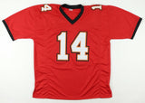 Brad Johnson Signed Tampa Bay Buccaneers Jersey (JSA COA) Super Bowl XXXVII Q.B.