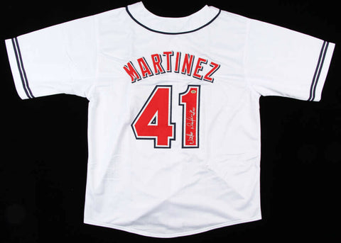 Victor Martinez Signed Cleveland Indians Jersey (CAS COA) 5xAll Star Catcher /DH