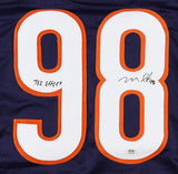 Montez Sweat Signed Chicago Bears Blue Jersey Inscribed "Tez Effect" (PSA) L.B.