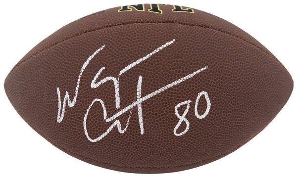 Wayne Chrebet Signed Wilson Super Grip Full Size NFL Football - (SCHWARTZ COA)