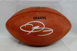 Odell Beckham Autographed NFL Game Issued Giants Football- JSA Authenticated