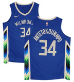 GIANNIS ANTETOKOUNMPO Bucks 2022-23 Autographed City Edition Jersey FANATICS