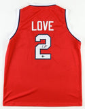 Caleb Love Signed Arizona Wildcats Jersey (Beckett) Senior Shooting Guard