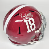 Derrick Henry Signed Alabama Crimson Tide FS Replica Helmet w Heisman 15 Beckett