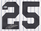 Gleyber Torres Signed New York Yankees Majestic MLB Style Jersey (Beckett COA)