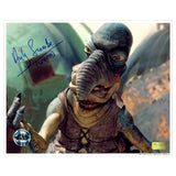 Andy Secombe Autographed 1999 Star Wars The Phantom Menace Watto 8x10 Photo