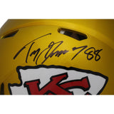 Tony Gonzalez Autographed Kansas City Chiefs Pro Flash Helmet Beckett 47428