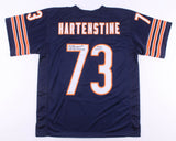 Mike Hartenstine Signed Jersey Chicago Bears S.B. XX Champs & Bear Down/ Beckett