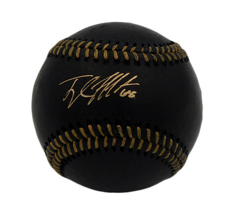 Tyler Matzek Signed Atlanta Braves Rawlings OML Black MLB Baseball