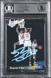 Magic Shaquille O'Neal Signed 1992 Upper Deck #1 Rookie Card BAS Slabbed