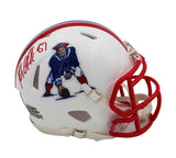 Rob Gronkowski Signed New England Patriots Speed Throwback '90-'92 Mini Helmet