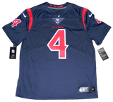 DESHAUN WATSON SIGNED HOUSTON TEXANS #4 COLOR RUSH NIKE LIMITED JERSEY BECKETT