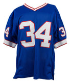 Thurman Thomas Signed Bills Jersey (JSA COA) NFL Most Valuable Player (1991)