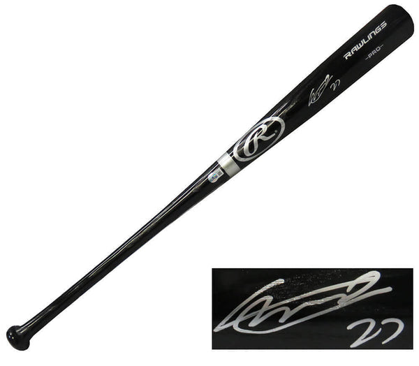 Vladimir Guerrero Jr (BLUE JAYS) Signed Rawlings Pro Black Baseball Bat -Beckett