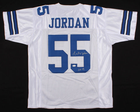 Lee Roy Jordan Signed Dallas Cowboys Jersey Inscribed "ROH 89"(JSA QR Code Card)