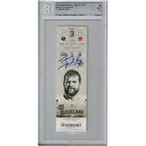 JJ Watt Autographed/Signed Houston Texans NFL Debut Ticket Slab Beckett 39785