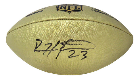 Devin Hester BEARS Signed Wilson Duke Gold NFL Full Size Replica Football - SS