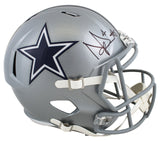 Cowboys Dak Prescott Authentic Signed Full Size Speed Rep Helmet BAS Witnessed