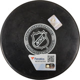 Nathan Mackinnon Autographed Colorado Avalanche Logo Puck Hart Fanatics 48914