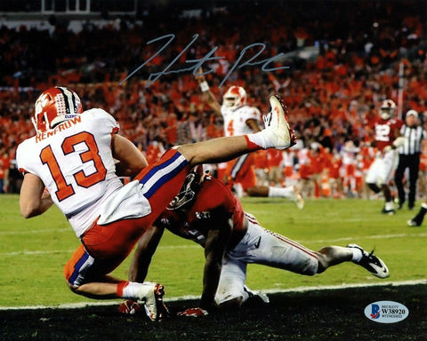 HUNTER RENFROW AUTOGRAPHED SIGNED CLEMSON TIGERS 8x10 PHOTO BECKETT